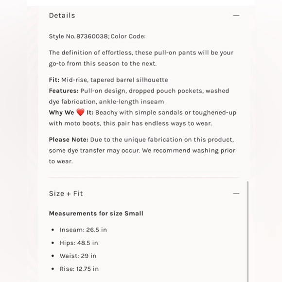 We The Free High Road Barrel Women Jeans SMALL - Picture 5 of 6